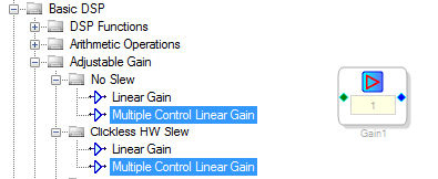 Multiple Control Linear Gain
