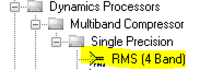 RMS 4 Band Compressor- Single Precision(ADAU145x)