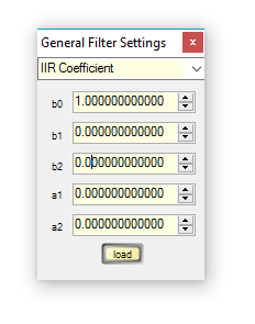 IIR Coefficient