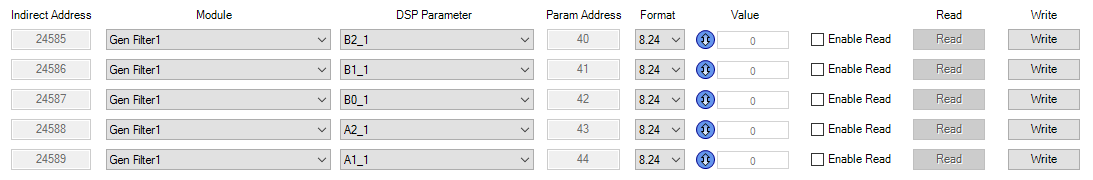 Writing the Parameter